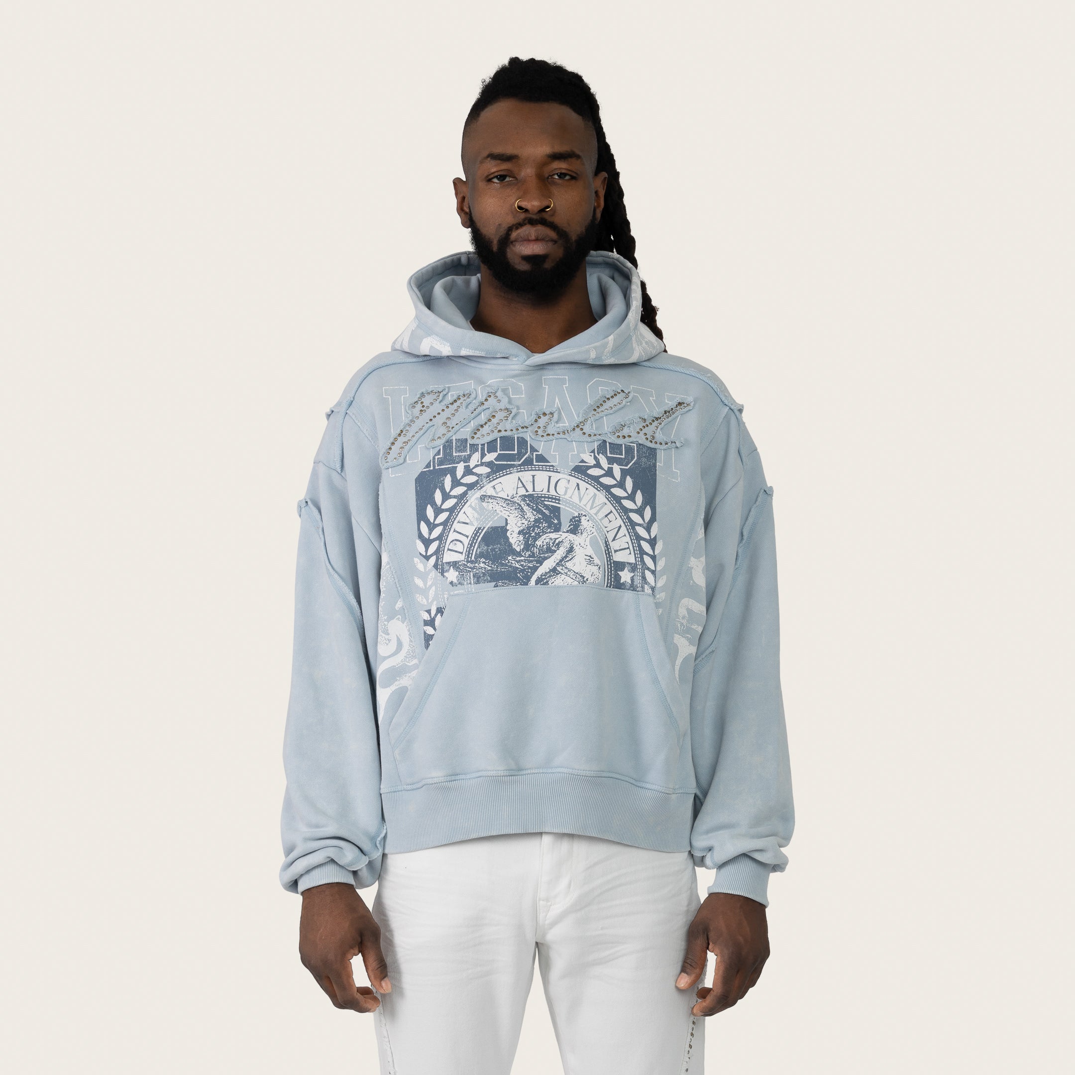 Oversized World Legacy Hoodie - Skyway