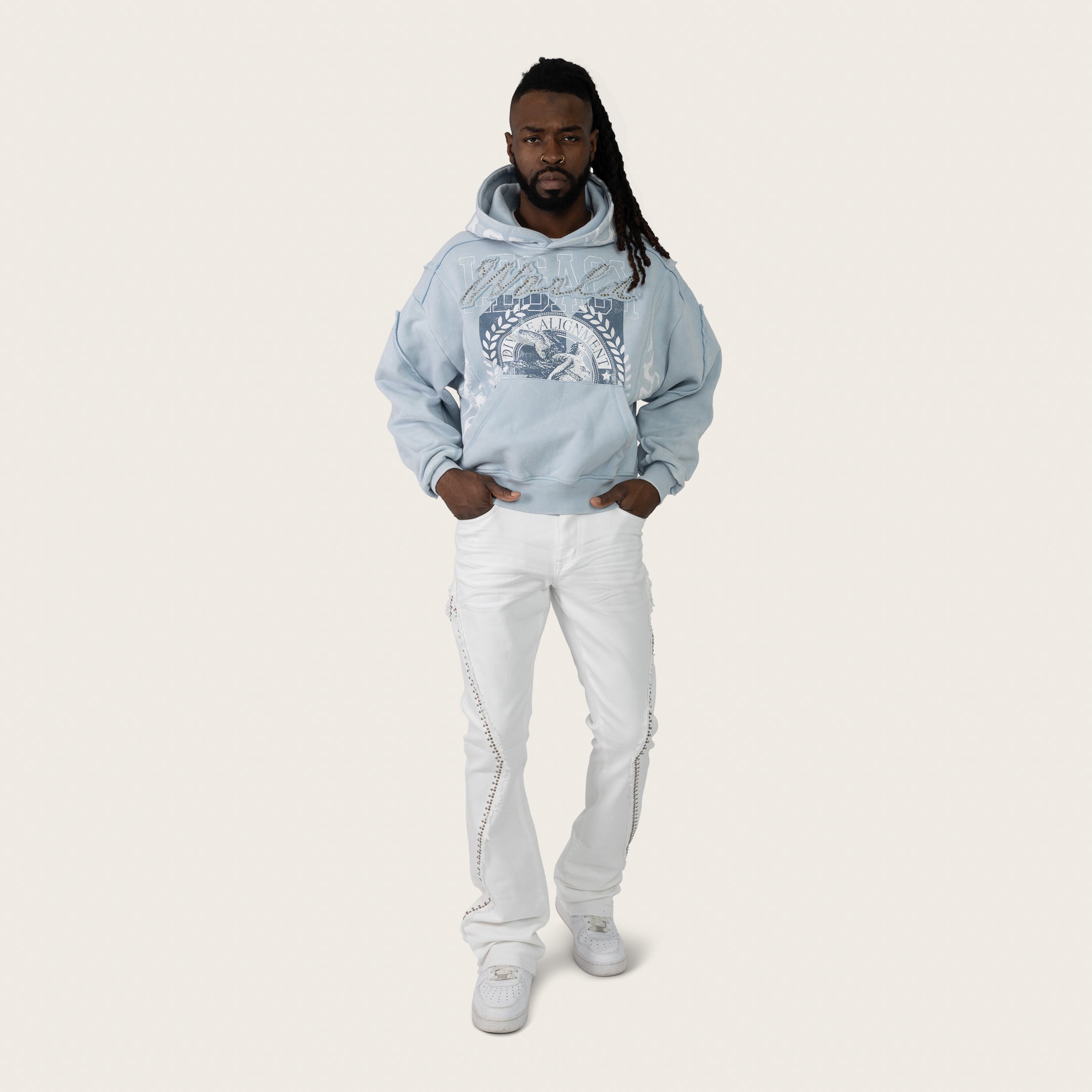 Oversized World Legacy Hoodie - Skyway