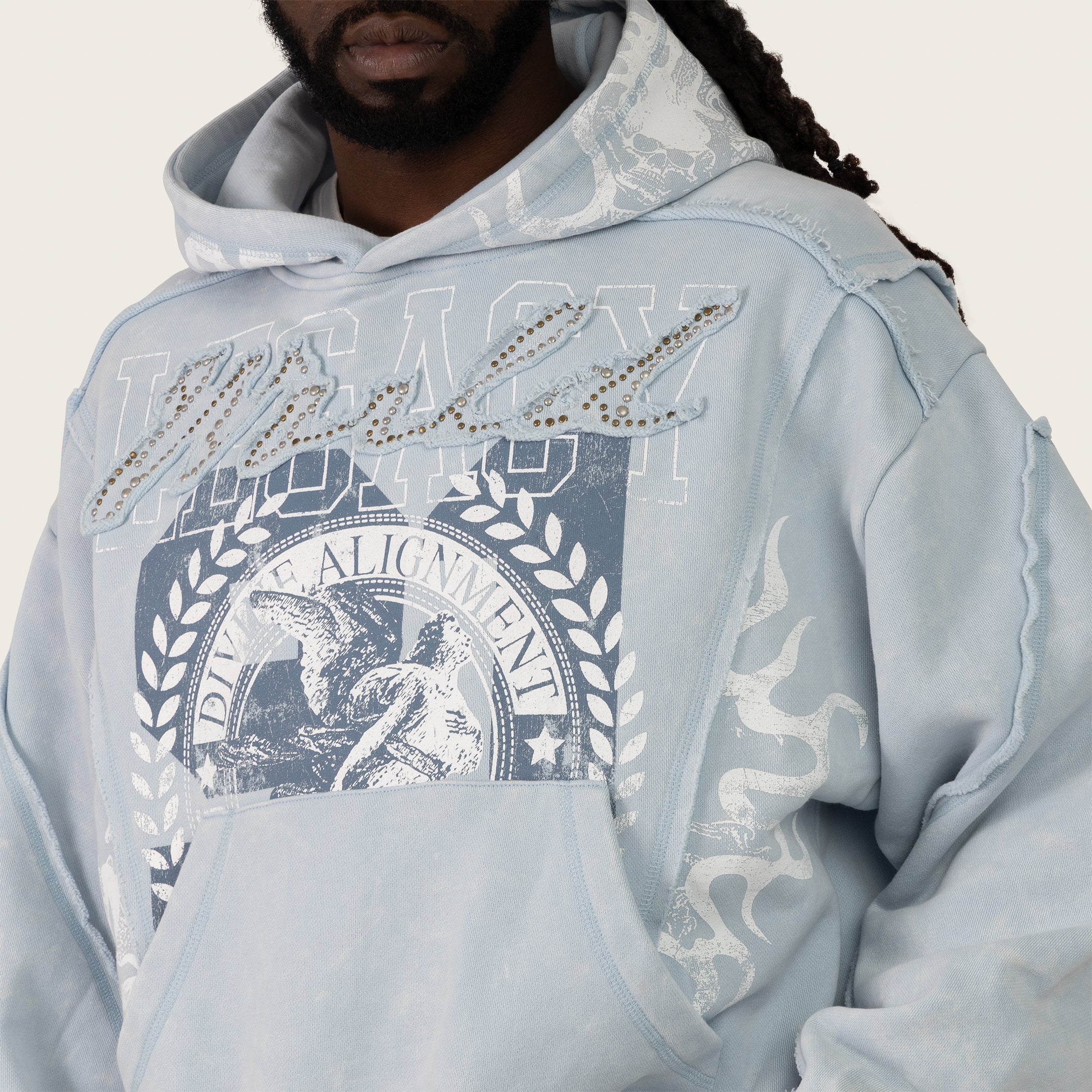 Oversized World Legacy Hoodie - Skyway