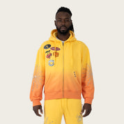 Oversized No Rules Fleece Hoodie - Daffodil