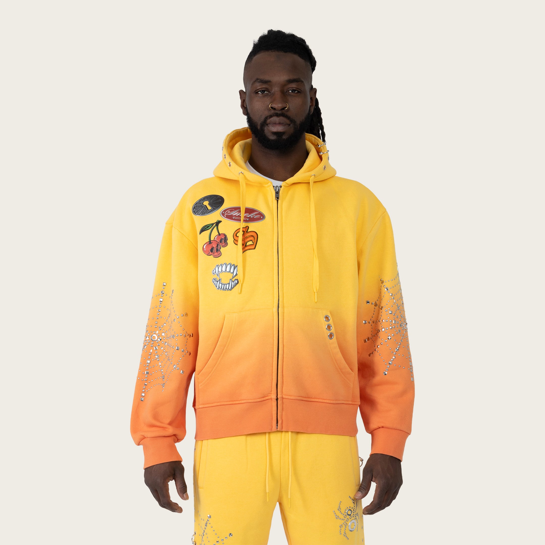 Oversized No Rules Fleece Hoodie - Daffodil