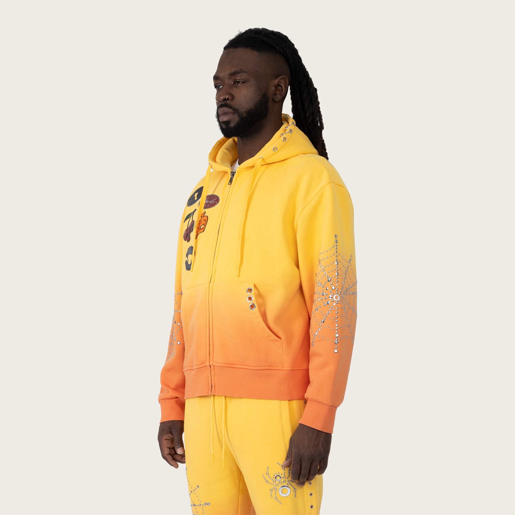 Oversized No Rules Fleece Hoodie - Daffodil