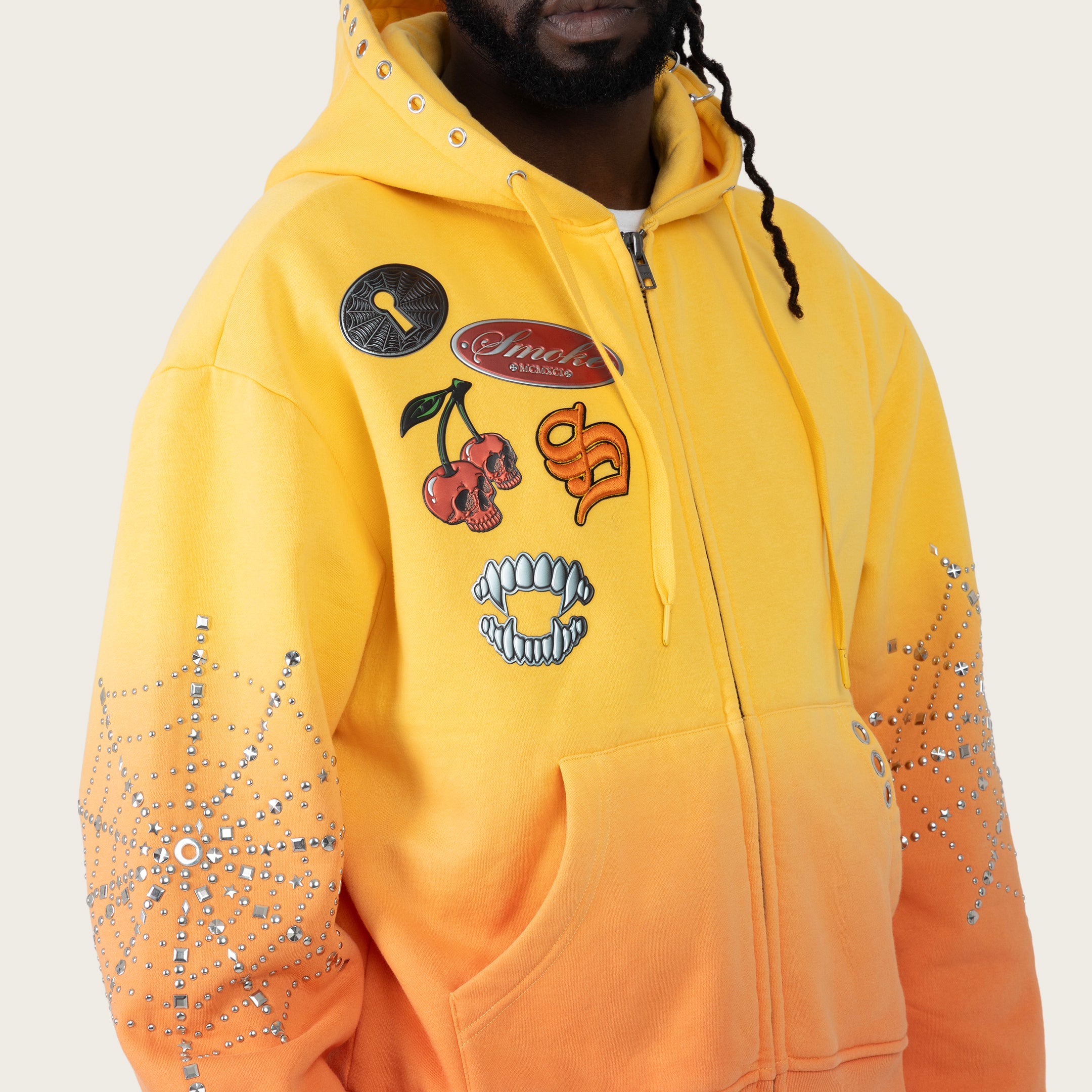 Oversized No Rules Fleece Hoodie - Daffodil