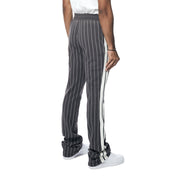 Smoke Rise Pin Striped Varsity Track Pants - Pavement