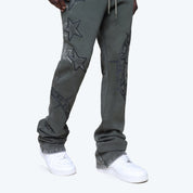 Stacked Luxe Club Fleece Pants - Moss
