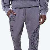 Stacked Luxe Club Fleece Pants - Talon