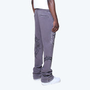 Stacked Luxe Club Fleece Pants - Talon