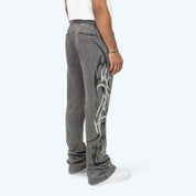 Stacked Eternity Fleece Pants - Asphalt