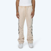 Stacked Eternity Fleece Pants - Clay