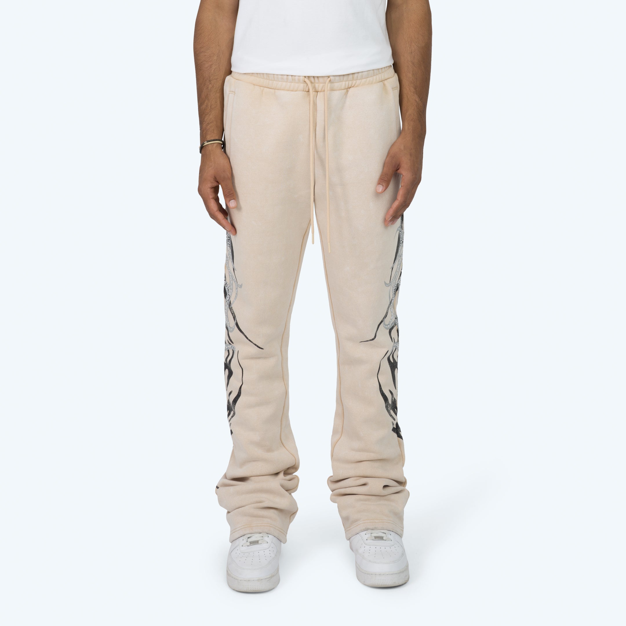 Stacked Eternity Fleece Pants - Clay