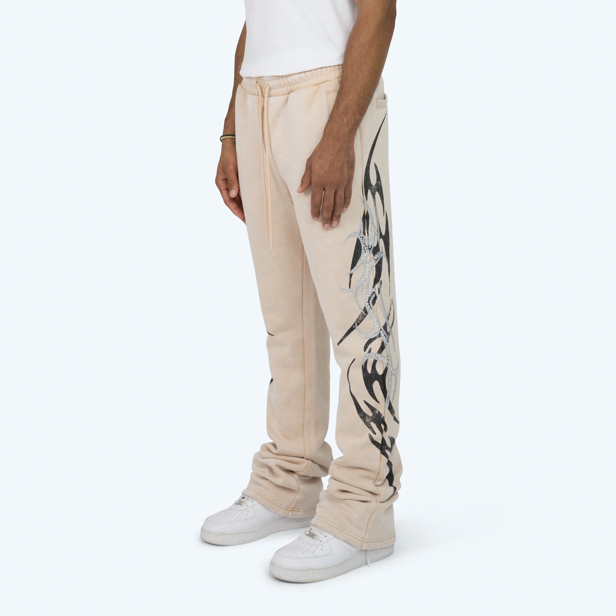 Stacked Eternity Fleece Pants - Clay