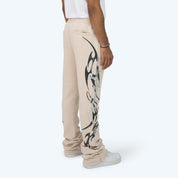 Stacked Eternity Fleece Pants - Clay