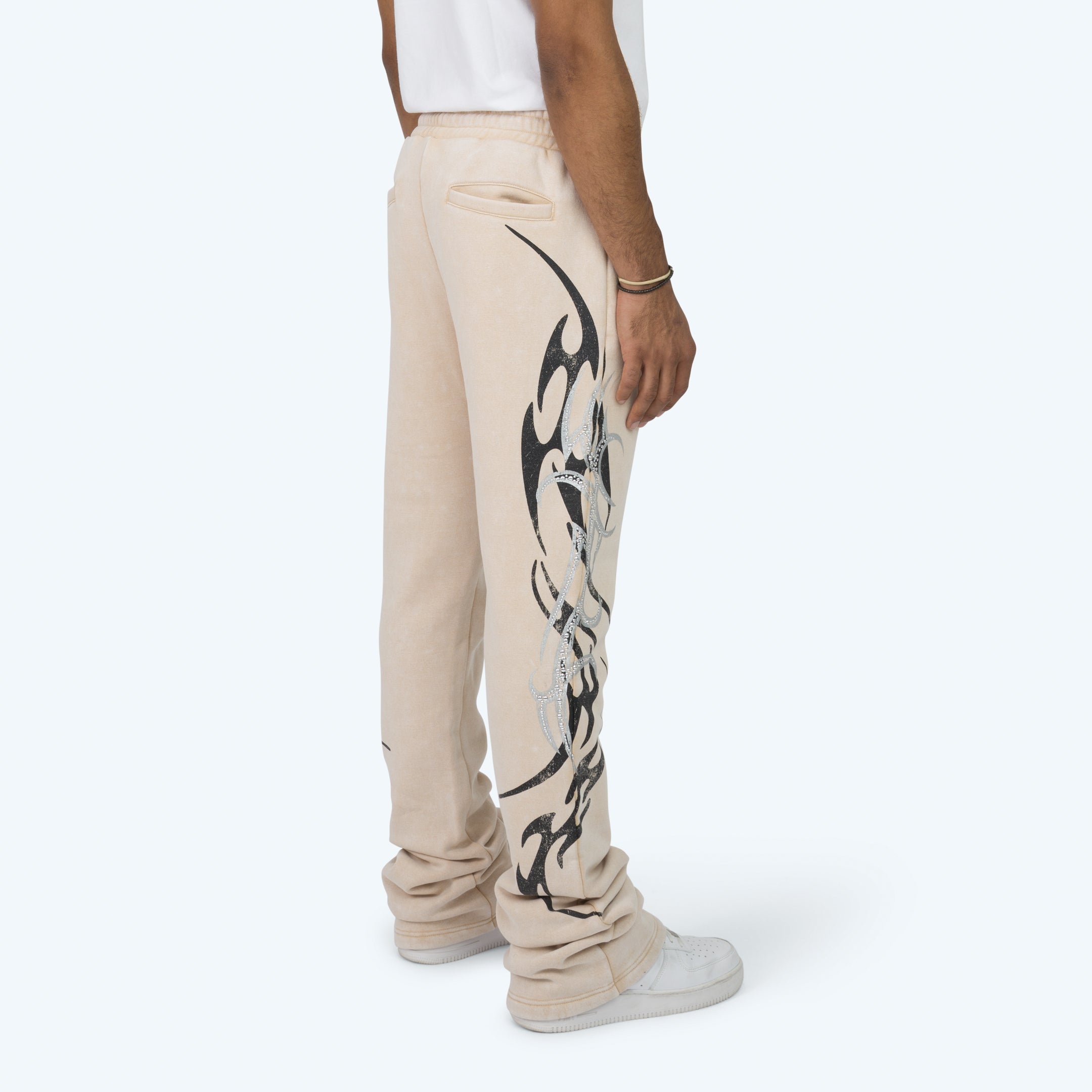 Stacked Eternity Fleece Pants - Clay