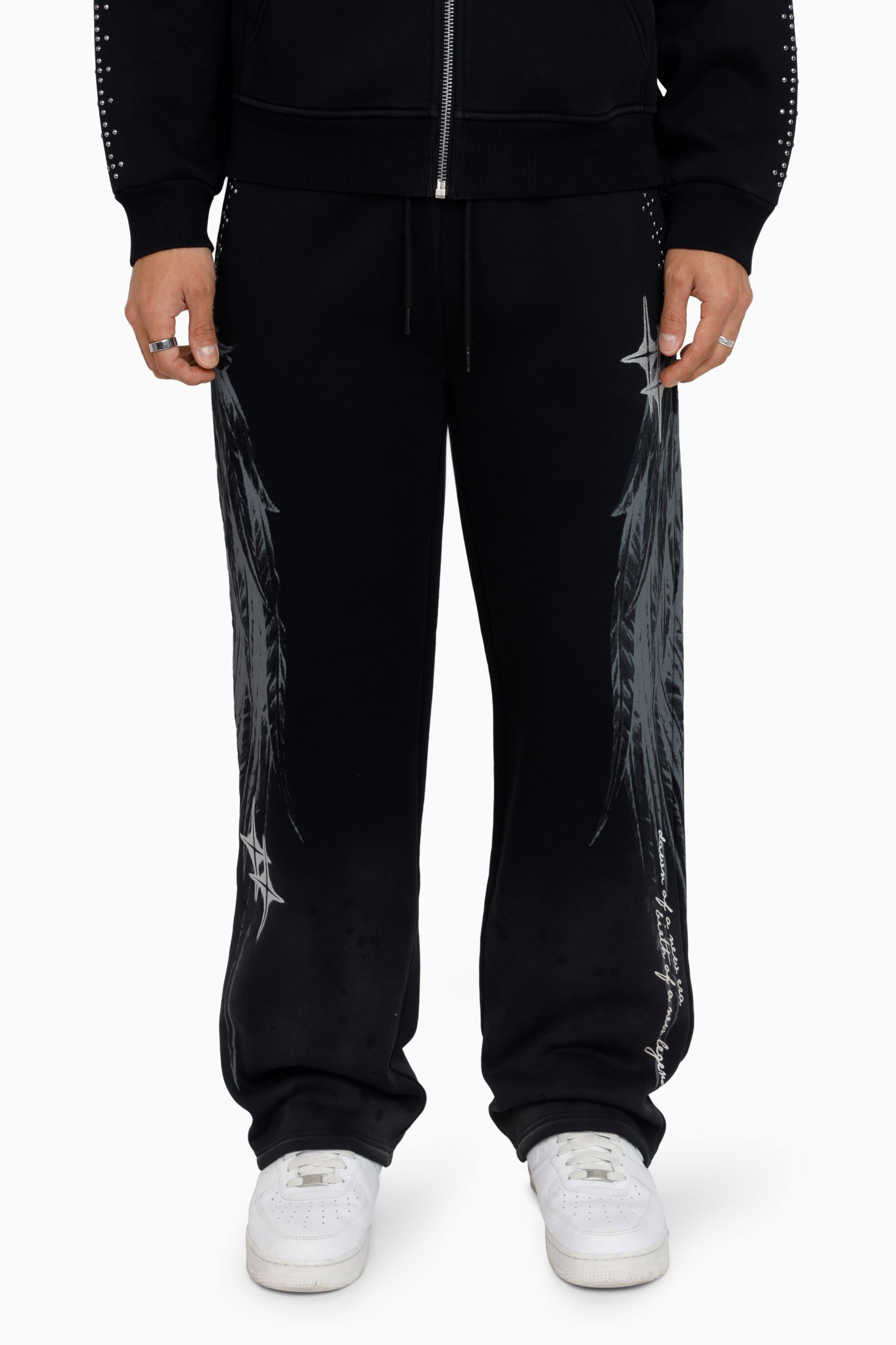 Sacred Dawn Fleece Pants - Black