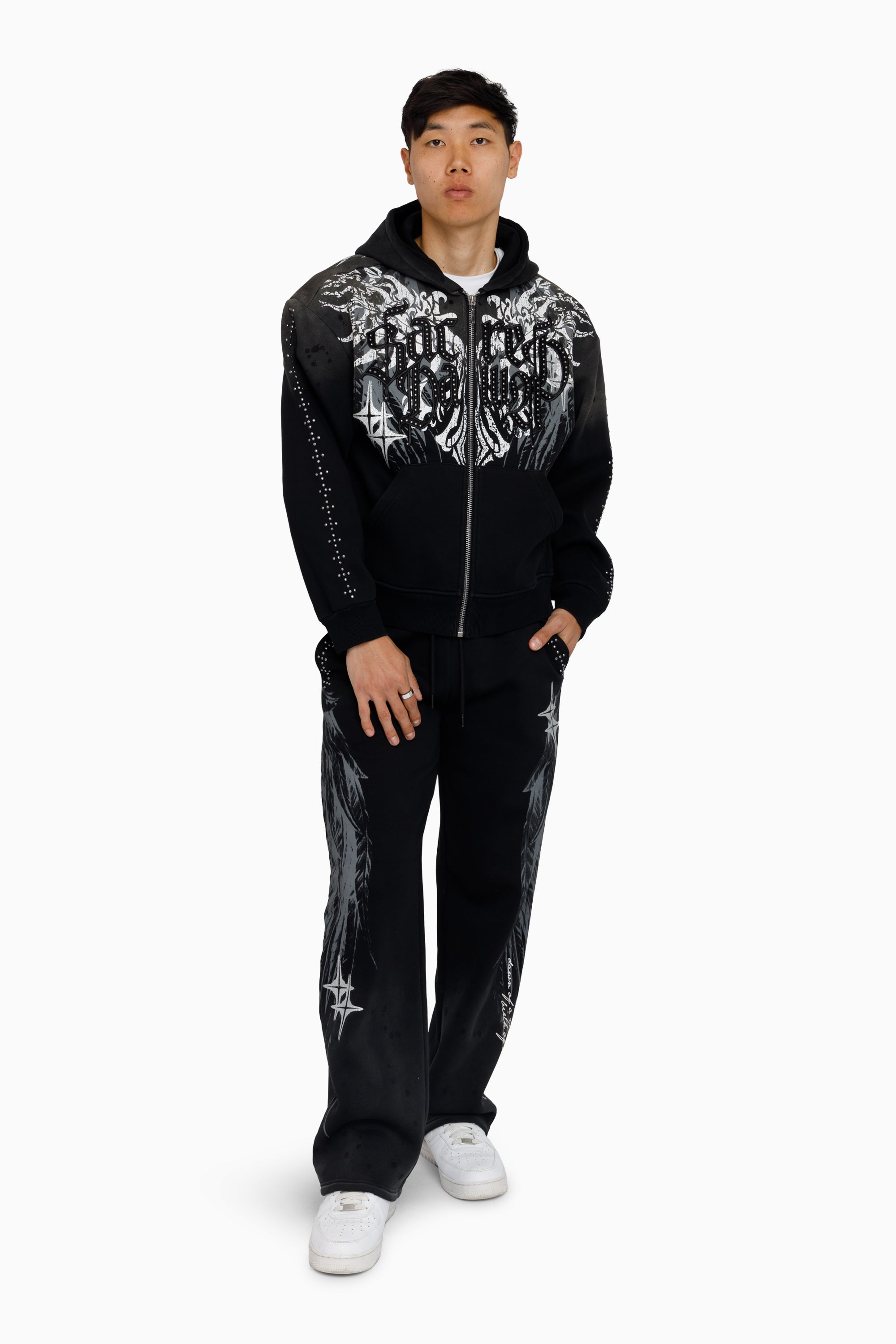 Sacred Dawn Fleece Pants - Black