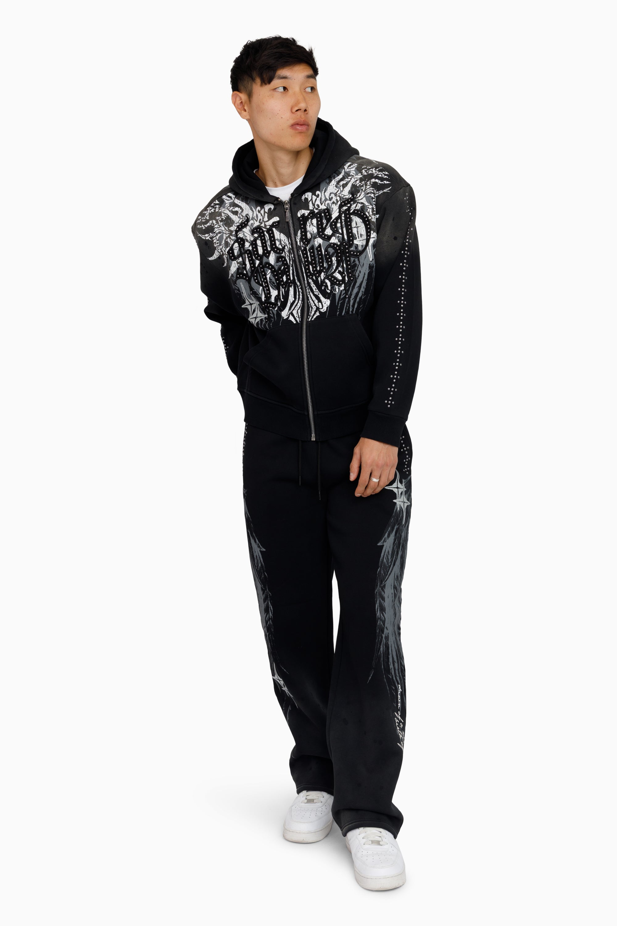 Sacred Dawn Fleece Pants - Black