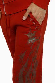 Sacred Dawn Fleece Pants - Cinnabar