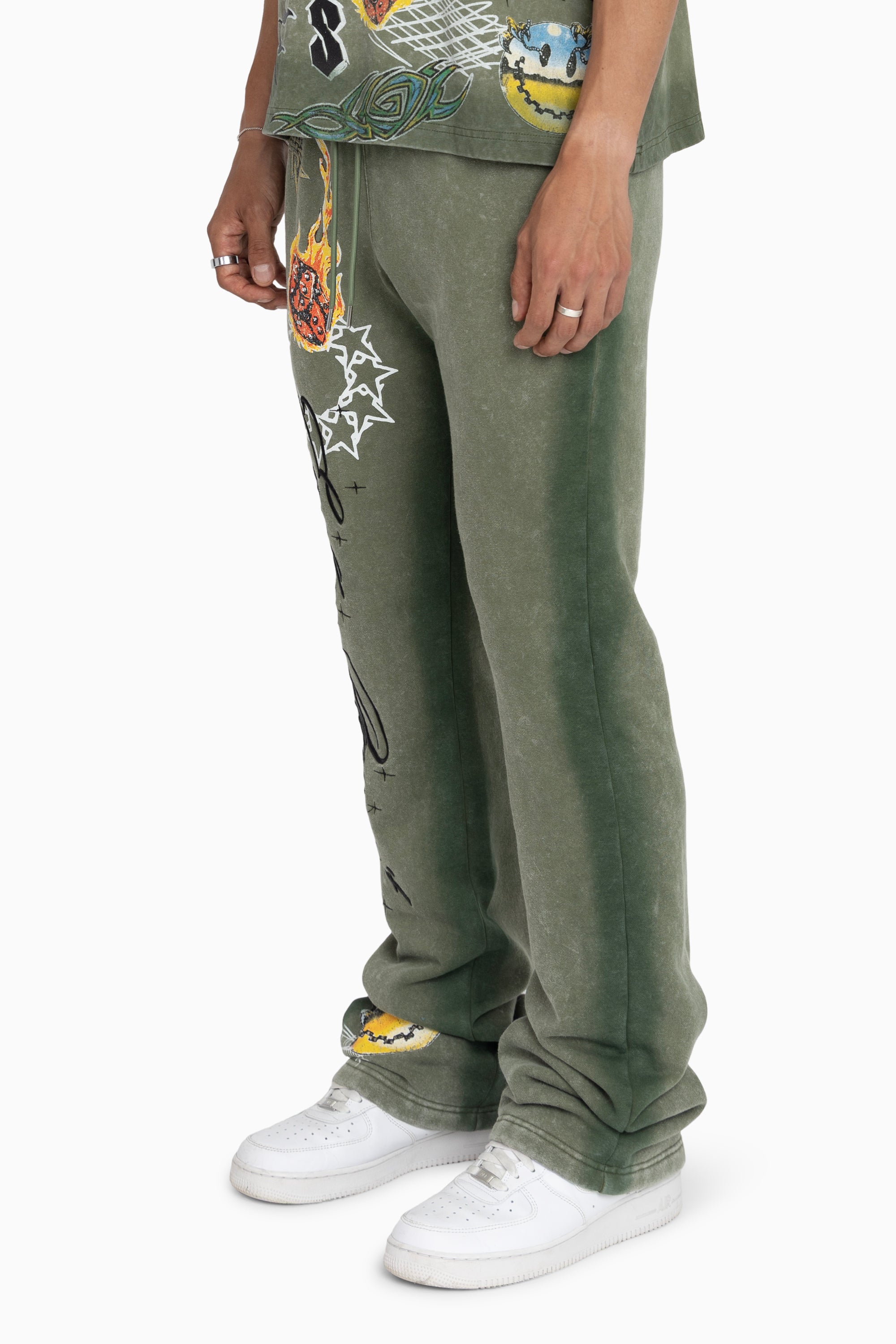 Endless Pursuit Fleece Pants - Vintage Army