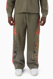 Relentless Fleece Pants - Olive