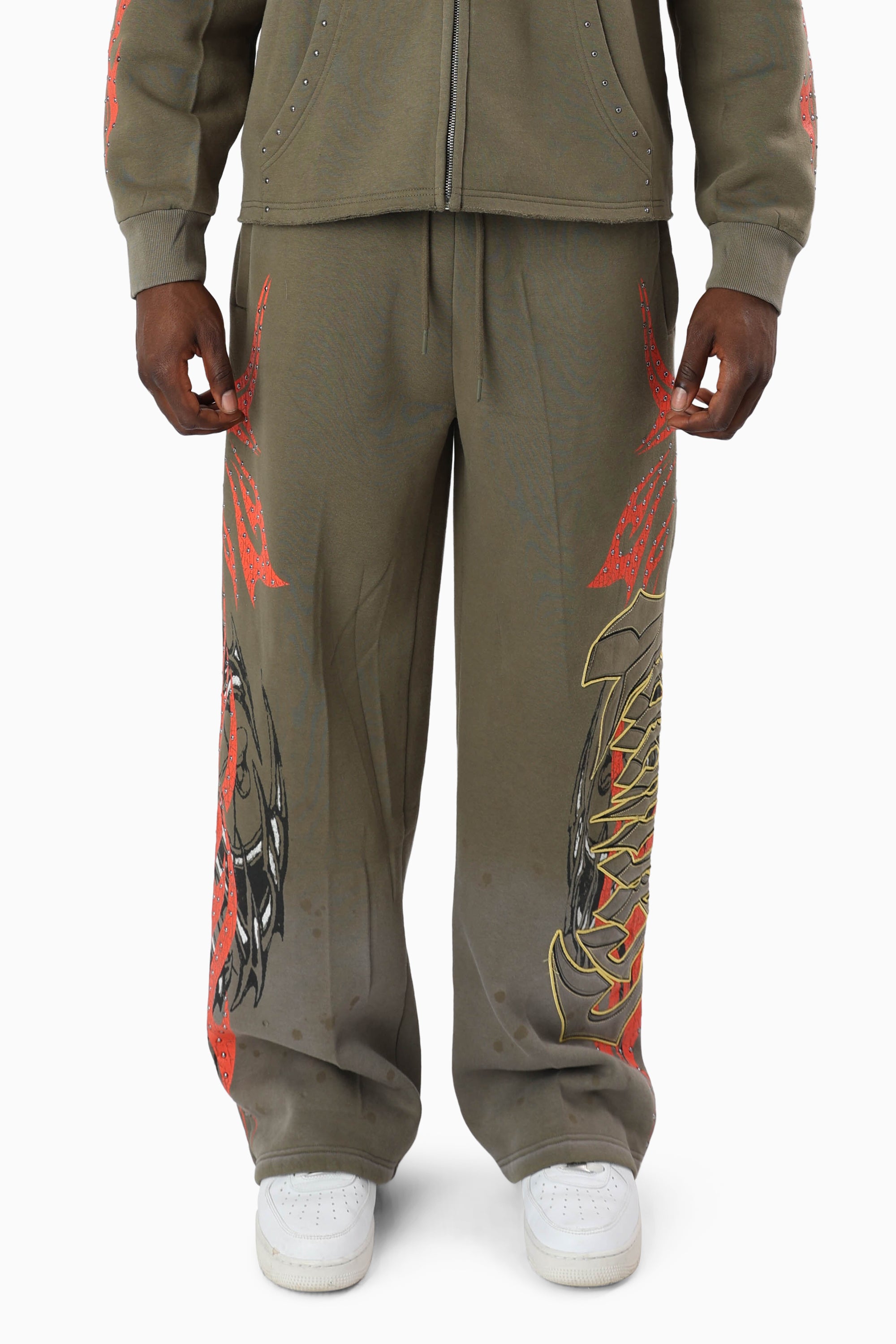 Relentless Fleece Pants - Olive