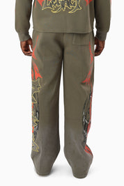 Relentless Fleece Pants - Olive
