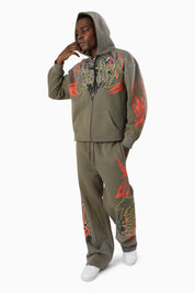 Relentless Fleece Pants - Olive