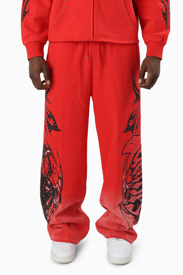 Relentless Fleece Pants - True Red