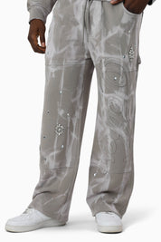 Tethers Jeweled Fleece Pants - Elephant