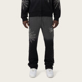 No Rules Stacked Fleece Pants - Black