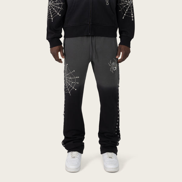 No Rules Stacked Fleece Pants - Black
