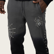 Stacked No Rules Fleece Pants - Black