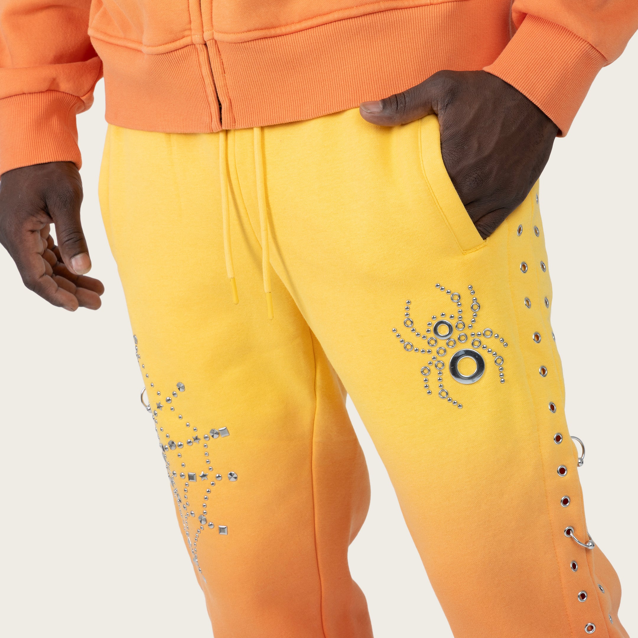 Stacked No Rules Fleece Pants - Daffodil