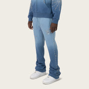 Stacked No Rules Fleece Pants - Dusk Blue