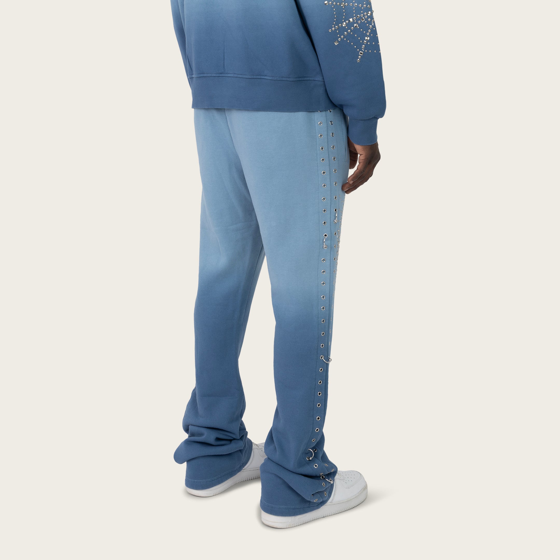Stacked No Rules Fleece Pants - Dusk Blue