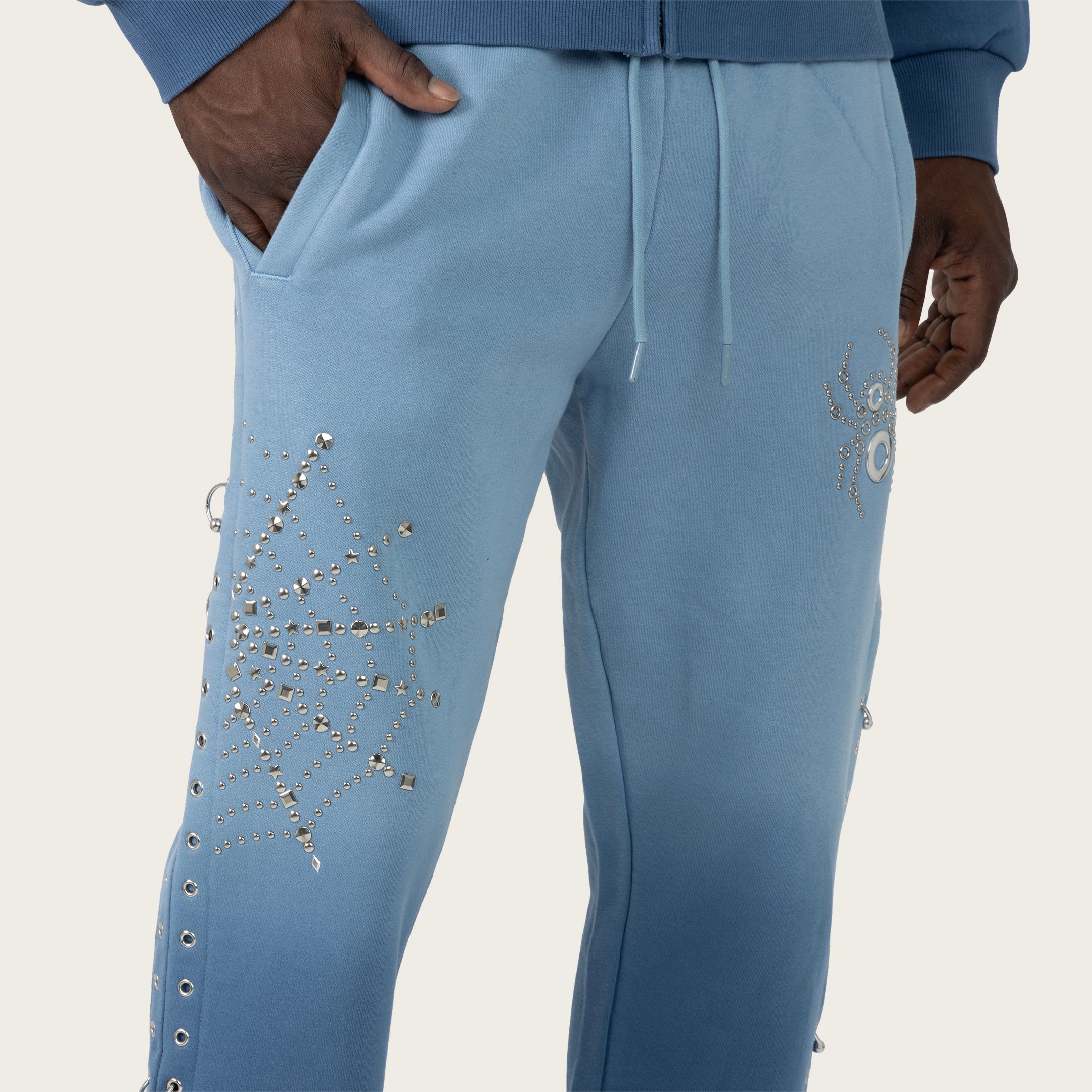 Stacked No Rules Fleece Pants - Dusk Blue