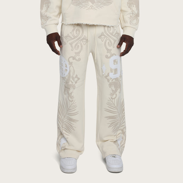 Straight Champion Fleece Pants - Ecru