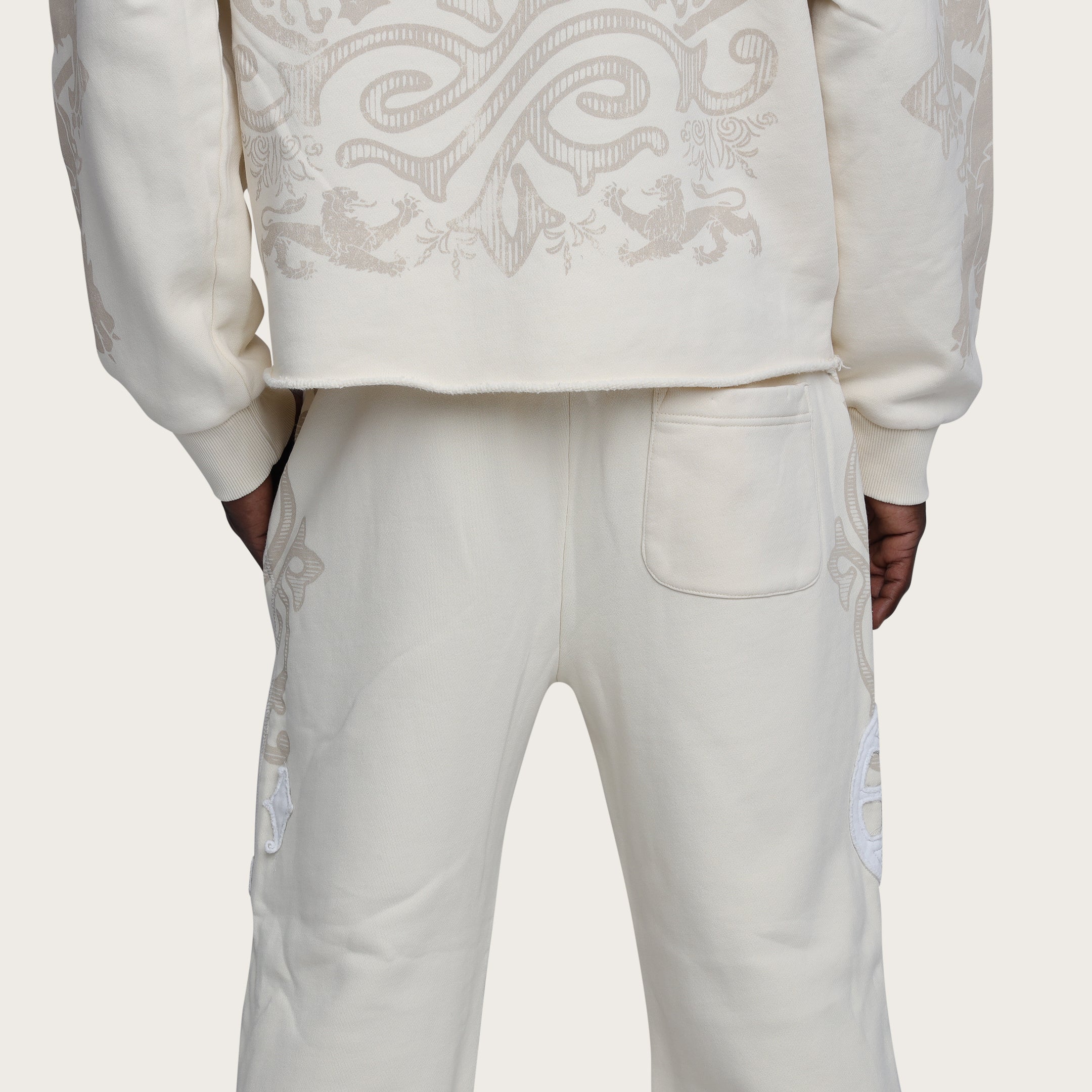 Straight Champion Fleece Pants - Ecru