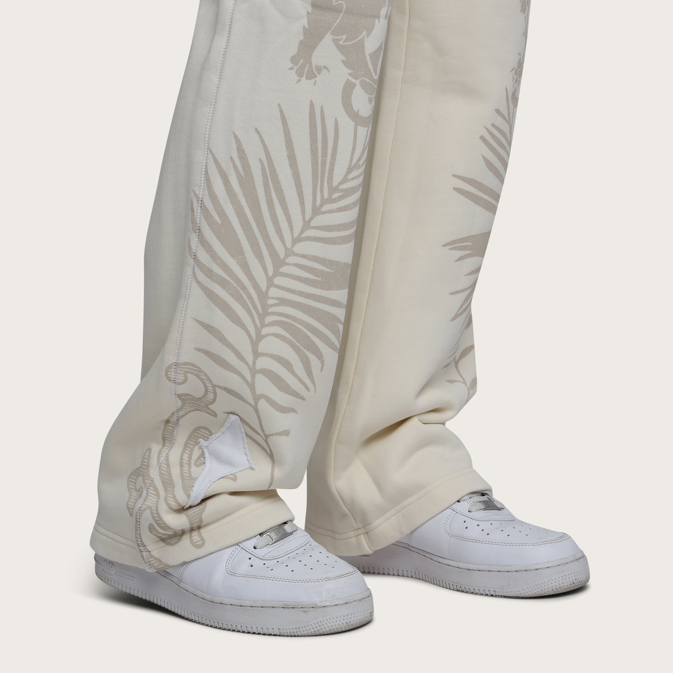 Straight Champion Fleece Pants - Ecru