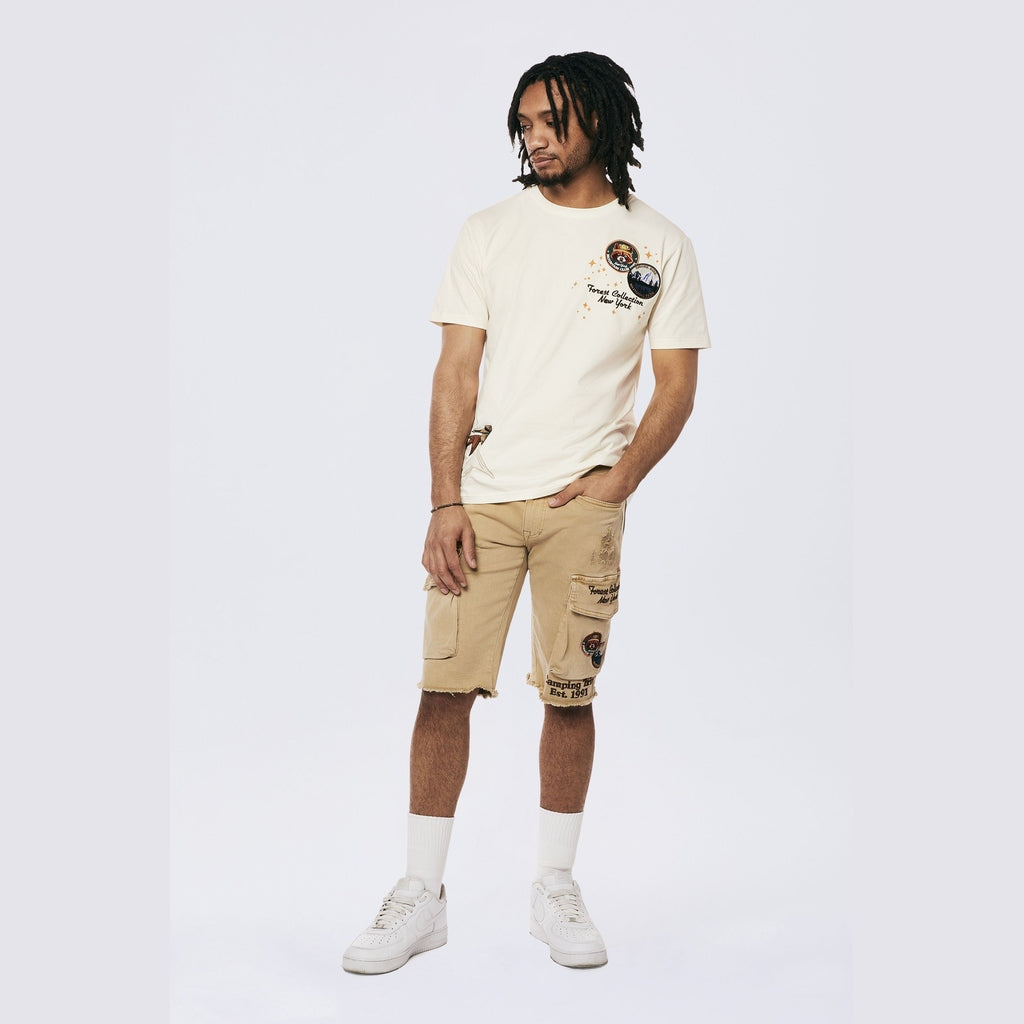 Smoke Rise Forest Collection SS Tee - Chalk