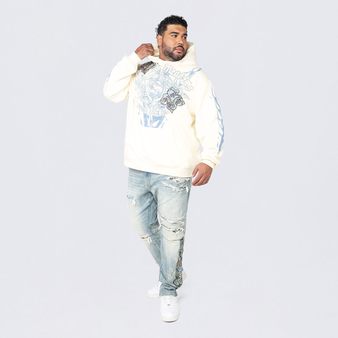 Big and Tall - Fleece Tapestry Hoodie