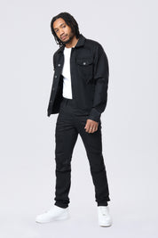 Denim Jacket - Jet Black