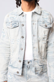 Lightning Wash Denim Jacket - Marshfield Blue