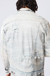 Lightning Wash Denim Jacket - Marshfield Blue