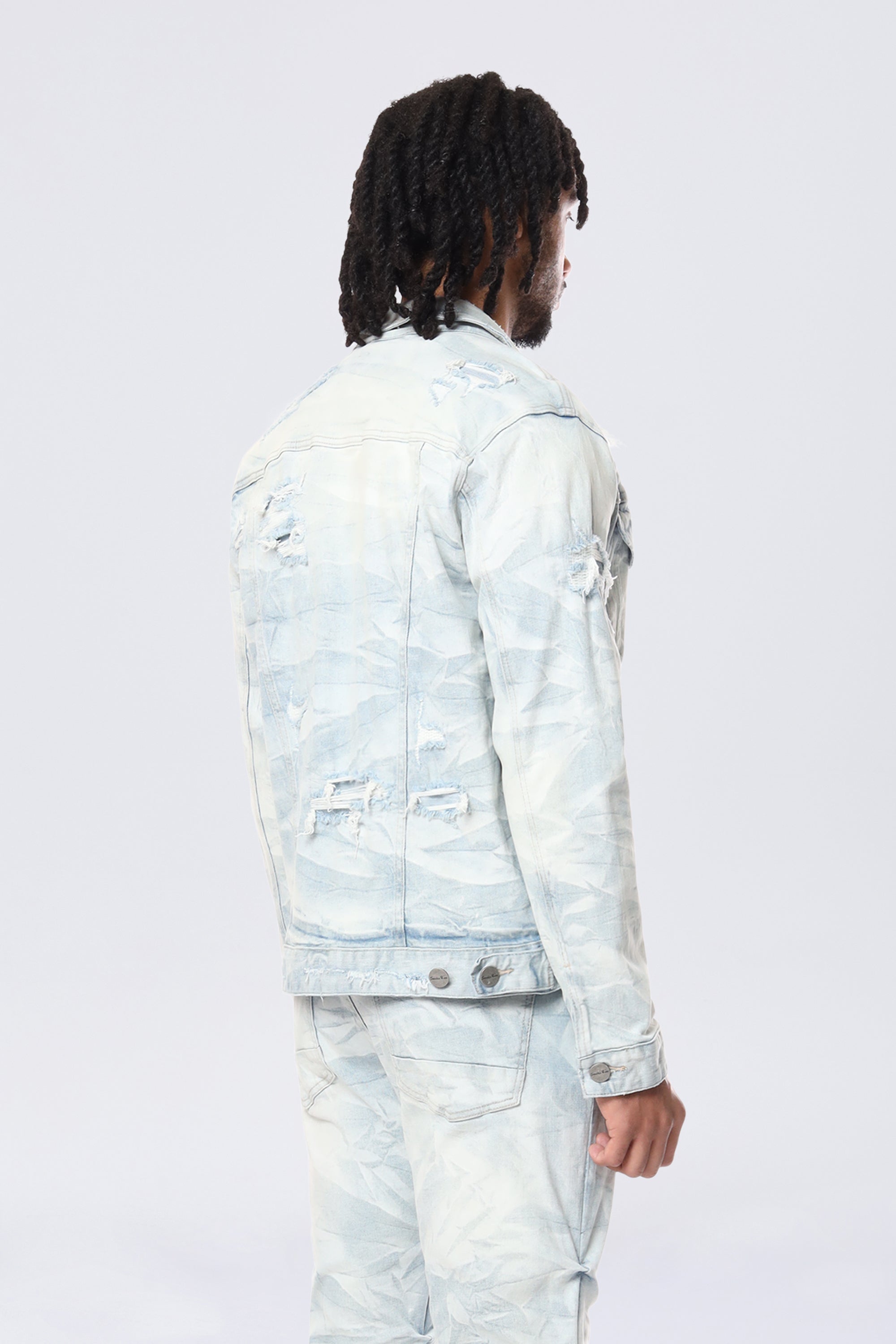 Lightning Wash Denim Jacket - Marshfield Blue