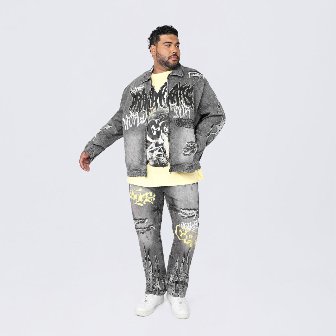 Big and Tall - Dystopia Jean Jacket