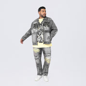 Big and Tall - Dystopia Jean Jacket
