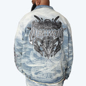 Big and Tall - Luminous Denim Jacket - Lowell Blue
