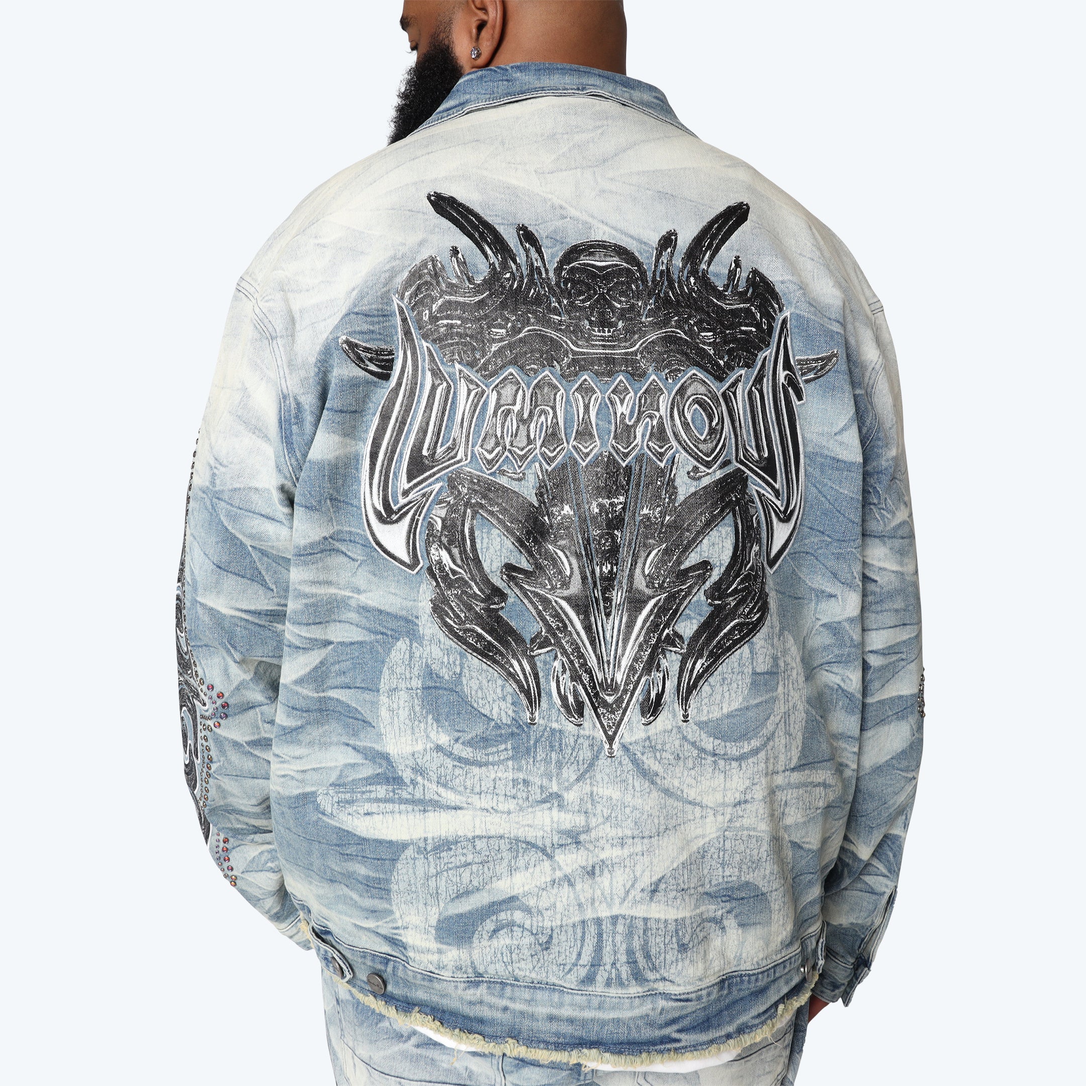 Big and Tall - Luminous Denim Jacket - Lowell Blue