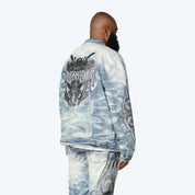 Big and Tall - Luminous Denim Jacket - Lowell Blue