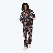 Oversized Victory Color Weft Denim Jacket - Nickel Black